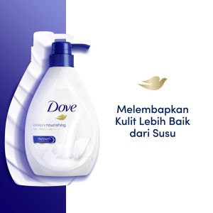 [Paket isi 2] Dove Sabun Mandi Cair Deeply Nourishing 825ml