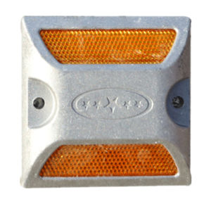 Heavy Duty Safety Road Reflector / Aluminum Ground Marker / Pavement Marker Reflector