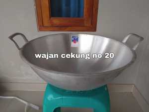 Wajan Penggorengan Cekung/Kuali katel Anti Lengket No.20 Kualitas mampu bersaing. High Quality