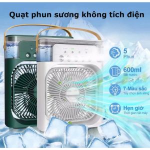 Quạt hơi nước phun sương điều hòa không khí quạt mini để bàn làm mát 3 chế độ gió mạnh