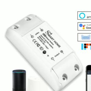 WiFi Smart Switch Wireless Relay Module Remote Control Timer Compatible with Voice Assistants for Home Automation
