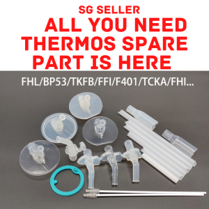 【SG Seller】Thermos Funtainer replacement straw set straw replacement Sippy Cup Straw Pacifier Soft Spout Straw