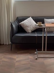 Solid Wood Movable Side Table Sofa Corner Table Coffee Table Music Stand Computer Desk Bedside Table Small Trolley Storage Rack