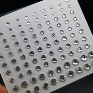 3D Mixed Size Eyeshadow Diamond Stickers for Face Body Festival Decoration Self Adhesive Colored Diamonds Stickers Nail Rhinestone