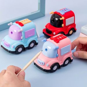 QTWIX เข้าสู่ตะกั่วโดยอัตโนมัติ: กบเหลาดินสอมือหมุน รูปร่างรถ รับการร่างภาพ เครื่องตัดดินสอ สร้างสรรค์ สร้างสรรค์ การวาดภาพ เครื่องเหลาดินสอ เครื่องเขียนสำหรับนักเรียน