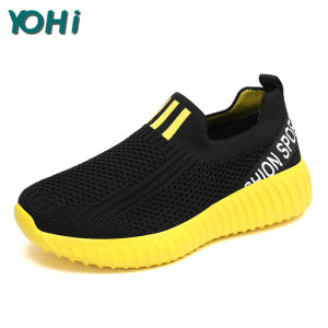 35YOHI 2025 summer new kids boys and girls running shoes korean style fashion trend Cal mesh Low-Top sport shoe for boy girl 5 to 6 7 8 9 10 11 12 13 14 15 16 17 yrs years old teens child