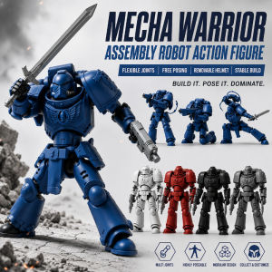 Transform Robot Toy Mecha Warrior Action Figure Magnetic Joints Movable Robot Model Assembly