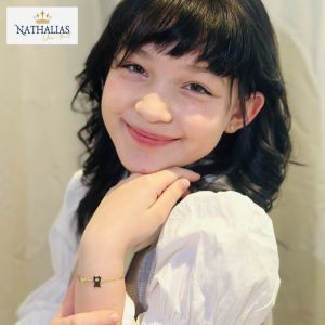Nathalias NY ต่างหูสำหรับเด็ก ลายดอกไม้มินิมอล ทองคำแท้14K Flower Childrens Earrings 71039