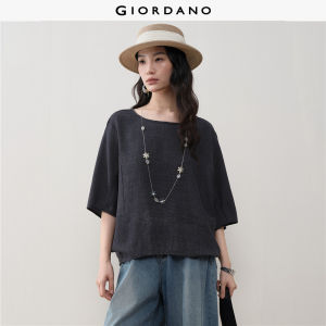 Giordano Women Women Round Neck Shirt Free Shipping 18346511