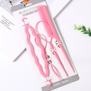 Zaman Now - Styling Essentials Collection / Set Sisir Styling / Set Sisir 4 in 1 / Set Alat Styling Sanggul dan Kepang