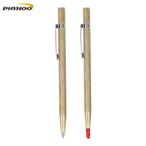 PHYHOO 2PCS High Hardness Tungsten Steel Scribe Needle Multipurpose Marking Tool for Glass Ceramic Tile & Metal Sheet