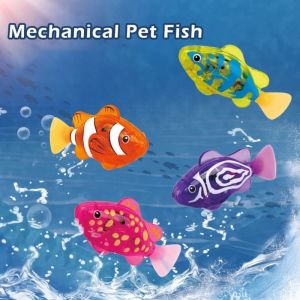 NOBLEE Inductive Glow Electric Simulation Fish Electric Swimming Fish Toy Multi-functional Electronic Pet Fish Kids
