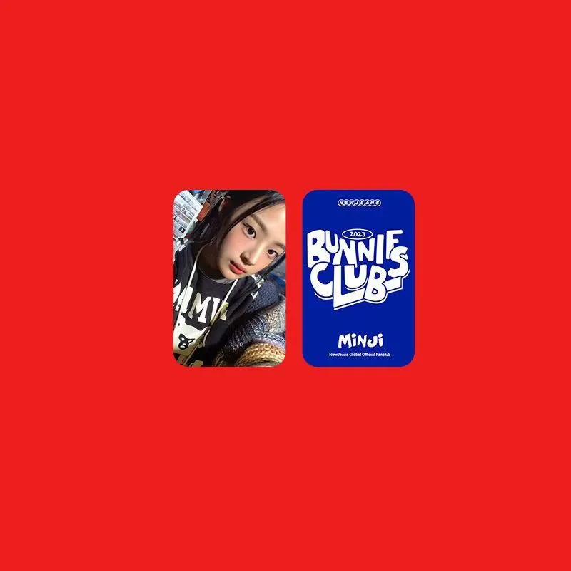 Newjeans Bunnies Camp 2023 Membership PhotoCards Hanni Minji