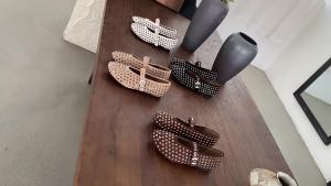 Giá khuyến mãi fengliya  Thời trang cao cấp 2024 Giày bệt Mary Jane mũi tròn mới cho phụ nữ giày thoải mái miệng nông