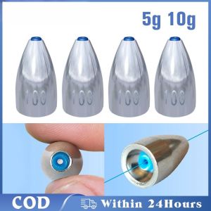 [Local Shipment]50Pcs Fishing Weight Sinkers Fishing Tackle Accessory 5g 10g Casting Sinkers Weight