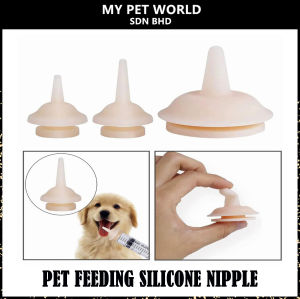 Pet World Brand Pet Feeding Silicone Nipple Nursing Pacifier Nursing Supply (3 Size)
