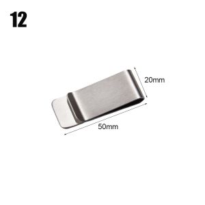 MINUTE Có ích Cầm tay khí Người giữ sổ tay Kẹp thép không gỉ Thư mục bút bằng đồng Đồ da thủ công