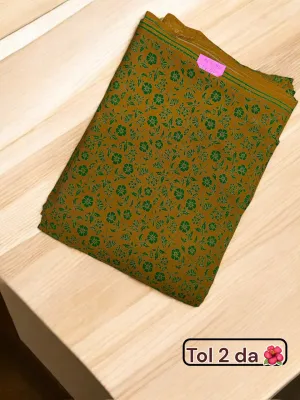 VẢI TOLE 2 DA LANH 2 DA 2210251751 1m5 Khổ vải Cotton Hoa văn
