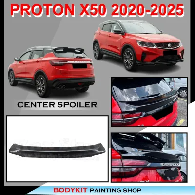 PROTON X50 2020-2025 DUCKTAIL V1 STYLE REAR CENTER SPOILER MATERIAL FIBER