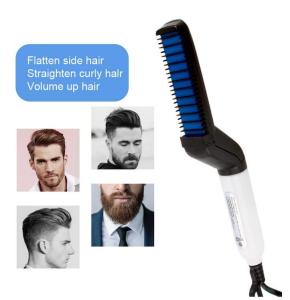 Kemei Multifunctional Hair Comb Brush Beard Straightener Hair Straighten Straightening Comb Hair Curler Quick Hair Styler For Men