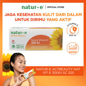 Natur-E Active Beauty Serum Natural Vitamin E 300 IU 16Sofgel supplement / vitamine