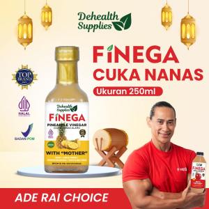 Dehealth Supplies FINEGA CUKA NANAS 250ml Botol Kaca