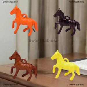 [COD] SweetBabiese 10pcs Acrylic UV Glossy màu 3D NGỰA quyến rũ Mặt dây chuyền đối với trang sức làm Vòng cổ bông tai vòng đeo tay DIY phụ kiện nguồn cung cấp