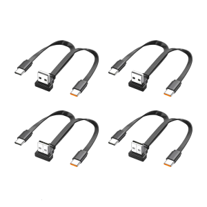 Multi USB C Cable 2 in 1 Multiple Type C Charging Cable 65W Double Splitter USB C Silicone Cable USB A to Double USB C Port