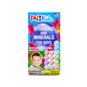 PNKids Multi Vitamins for Kids 30 pcs and 60 pcs Gummies Vitamins and Minerals for Kids Boys and Girls Raspberry Flavor (EXPIRY: DECEMBER 2026)