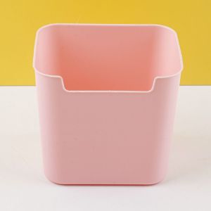 SDFBN Transparent Desk Pen Holder Large Capacity INS Style Pencil Storage Box Simple Multifunction Storage Bucket Home Office