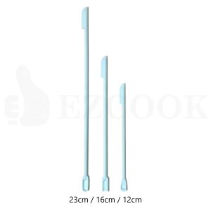 EZCOOK 3PCs Silicone Mini Spatula 2-in-1 Sauce / Cosmetics Scraper And Spoon Set Long And Thin Spatula