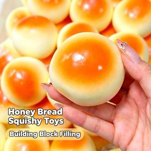 Homemade Honey Bread Squishy Squeeze Fidget Toys Soft Building Block Filling Stress Ball Toys ASMR Sensory Anti Stress Toy Gift