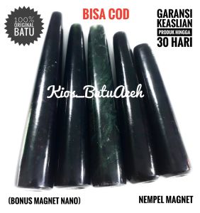 Aksesoris Batu Giok Black Jade Original Asli Aceh Bulat Pipih