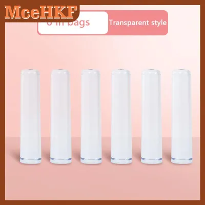 ❤❤❤Hot Sale MceHKF 6PCS Transparent Candy Color Plastic Pencil Extender Pen Protector Cap Pencil Cap Pencil Cover For Student Children Stationery