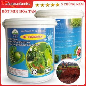 BIO.TRICHODERMA Phân Hủy Hữu Cơ Cải Tạo Đất Trừ Nấm Bệnh - Xô 2kg