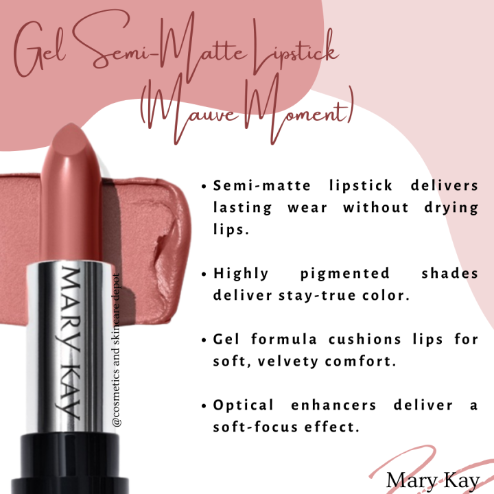 MaryKay Gel Semi-Matte Lipstick （Mauve Moment） | Lazada PH