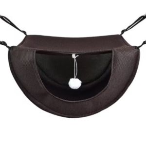 OUTOPEN Breathable Cat Cage Hammock Mesh Adjustable Lanyard Cat Hanging Bed Easy Fixed Thicken Kitten Swing Bed Kitten