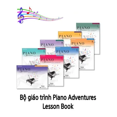 Giáo trình học đàn Piano Adventure LESSON BOOK ( sách bài học )