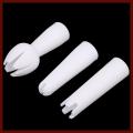 JuEeyl 3Pcs Set Whip Cream Dispenser Head Whipped Nozzle Mounting Mouth Base Tips Dinning Bar Whip Cream Special Head. 