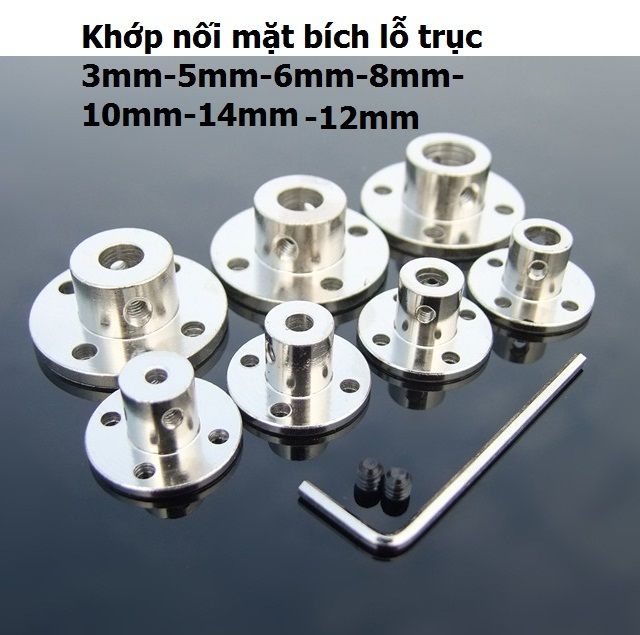 Khớp nối mặt bích - khớp nối trục động cơ có mặt bích
