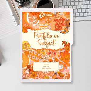 Customized Portfolio Cover | Personalized School Portfolio | Any Theme Portfolio Cover | Waterproof Phototop Cover | Student Portfolio Design