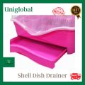 Shell Dish Drainer BIG Pingganan Tauban ng Plato Tuluan ng Plato Pinggan - Uniglobal #8808. 