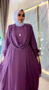 ALISHA MUSLIM FASHION DRESS PEREMPUAN GAMIS MEWAH GAMIS PESTA CERUTY PREMIUM