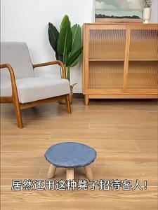 Plastic stool   Entry Luxury Home Household Supplies ins Wind Transparent Dormitory Simple Rental Thickened Drop-Resistant   Small Stool