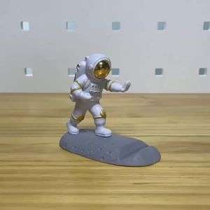 Spaceman Statue Office Cellphone Mount Decoration Astronaut Figurines Mobile Phone Pad Stand Holder cket Accessories Gifts