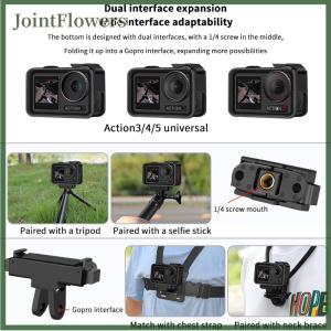 JointFlowers Camera Foldable Magnetic Holder For DJI OSMO Action 5 Pro 4 3 Quick Release Adapter Extension Mount Base Accessories