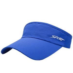 GENENIC Running Fashion Visor Hat Solid Color UV Protection Sunscreen For Men Sports Korean Style Hat Empty Top Hat Women Cap Sun Hat