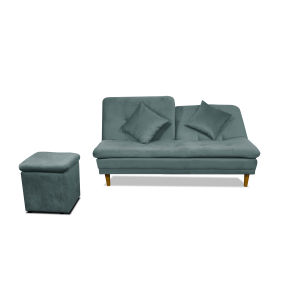 Sofa bed/type Twin Topper/Fabrick Velvet/multifungsi