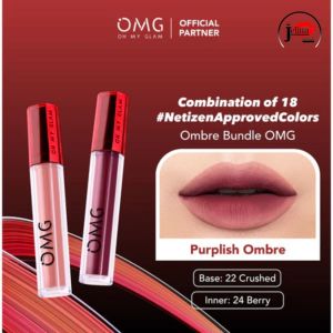 Bisa COD!!! OMG Oh My Glam OMBRE Shade Bundle Matte Last Lip Cream BEST MATCH!! Intens dan Tahan Lama