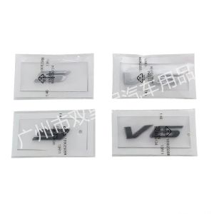 ชุดเครื่องแต่งกายรูปพิซซ่า V6สำหรับ Ford Explorer ใหม่โลโก้ขอบมอนเดโอป้ายท้ายรถสติกเกอร์ด้านข้างสีเงินสีดำ